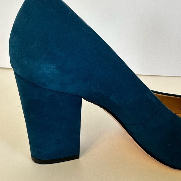 ANTONIO MELANI Blue Suede Heels - Picture 7 of 10